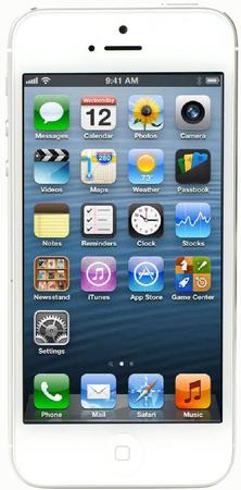 Смартфон Apple iPhone 5 32Gb White & Silver - Новокубанск